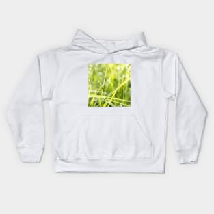 SCENERY 71 - Green Grass Field Outdoor Land Meadow Kids Hoodie